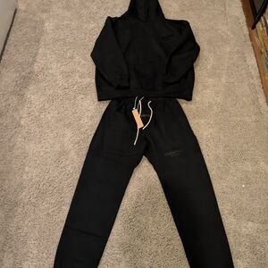 Black Hoodie and Jogger Set